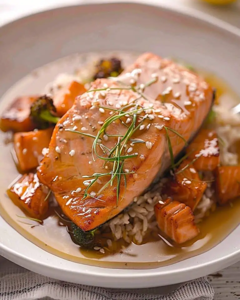 Honey Glazed Salmon Bowl
