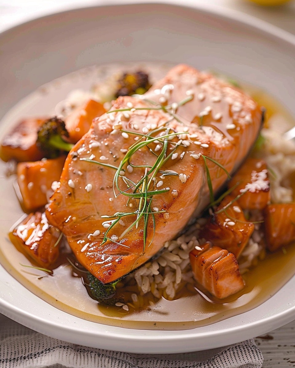 Honey Glazed Salmon Bowl