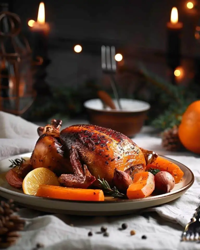 Honey and Lemon Thyme Roast Chicken