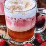 Iced Strawberry Latte with Strawberry Cold Foam