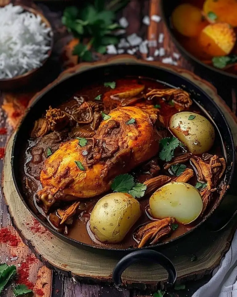 Indian Chicken Stew with Potatoes