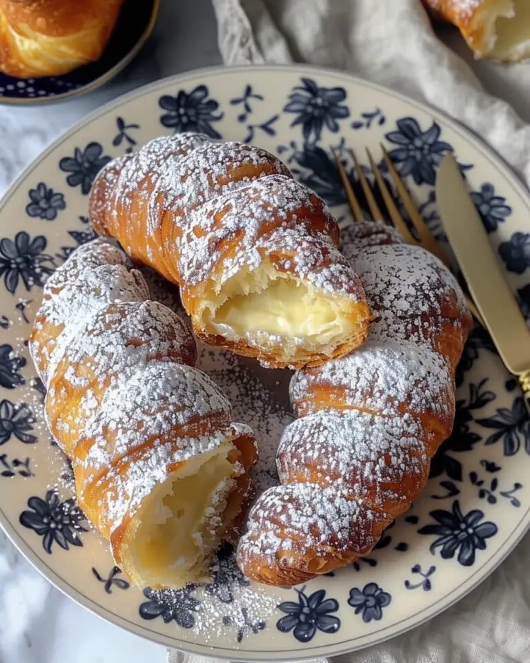 Italian Cream Stuffed Cannoncini
