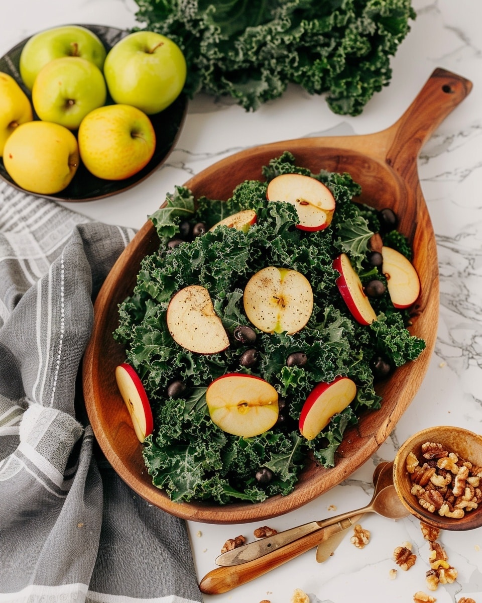 Kale Salad with Apples