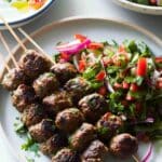 Lamb Koftas with Yogurt Dressing