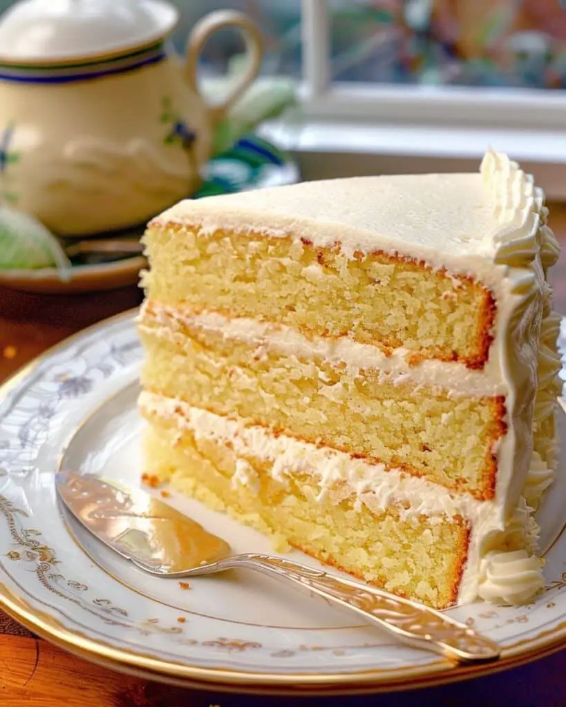 Layered Cornbread Cake with Honey Butter Frosting