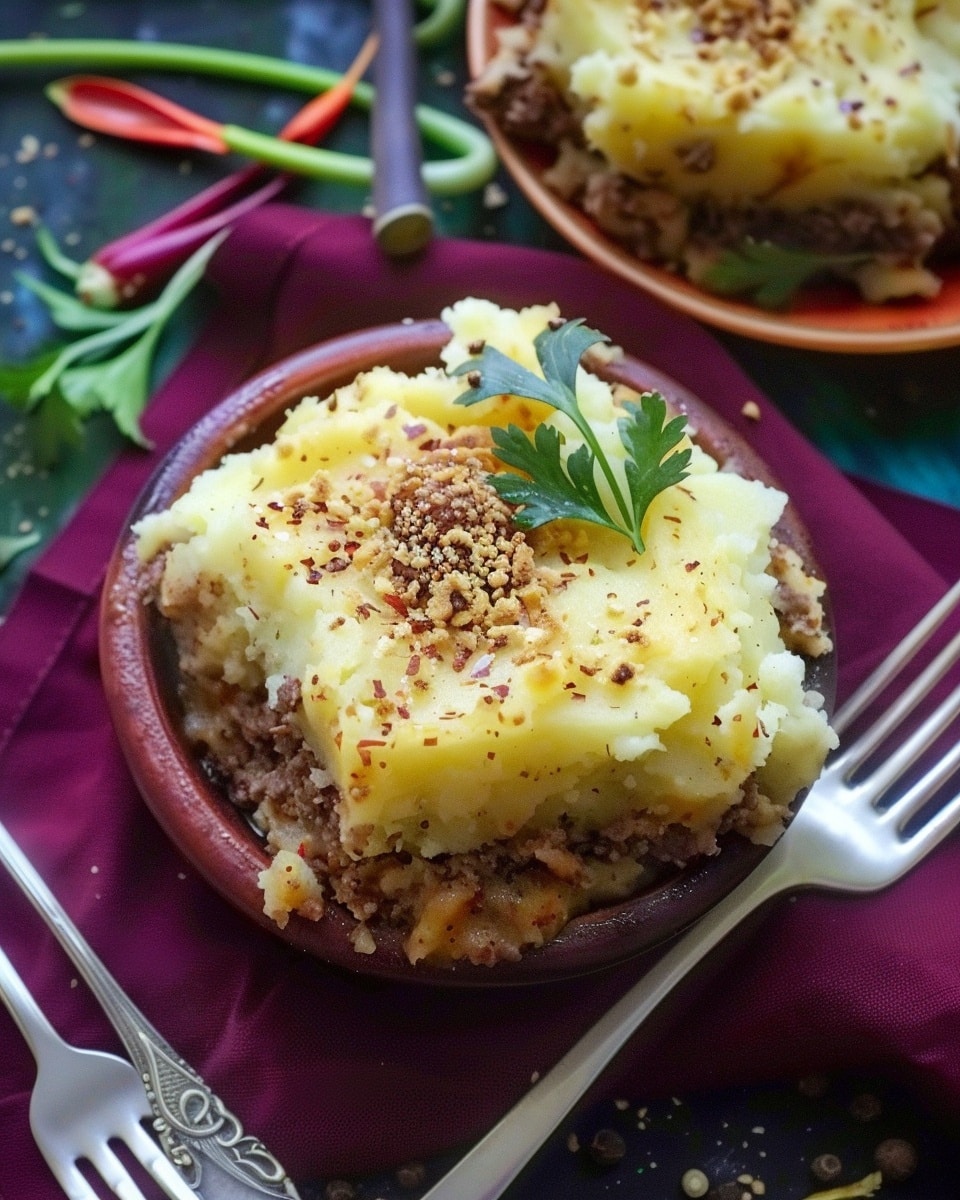 Leftover Meatloaf and Mashed Potatoes Shepherd’s Pie