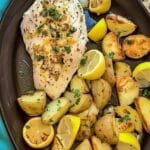 Lemon Garlic Roasted Chicken and Potatoes