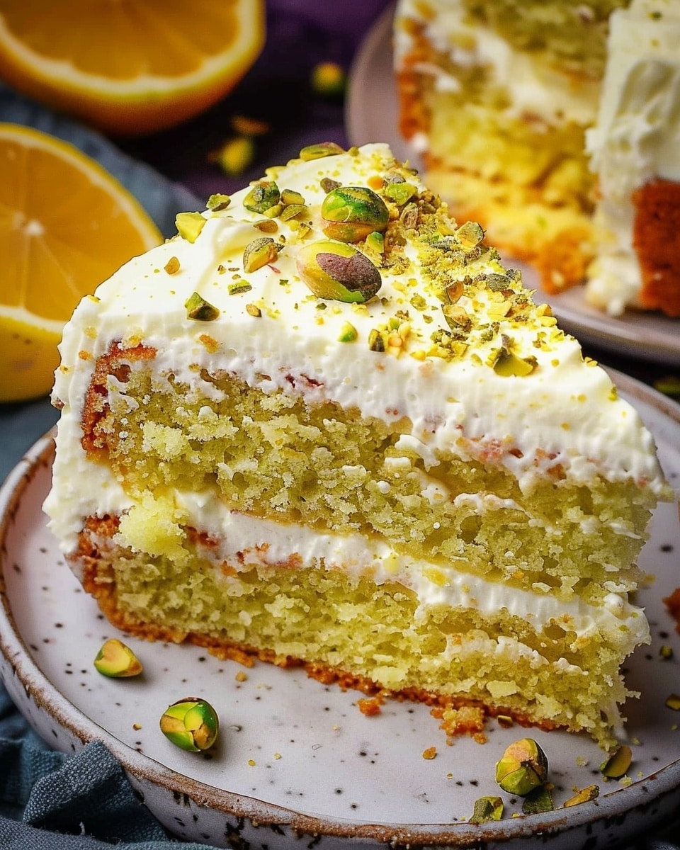 Lemon Pistachio Cake
