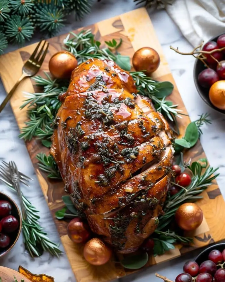 Maple Mustard Roasted Turkey Breast (Keto & Sugar-Free)