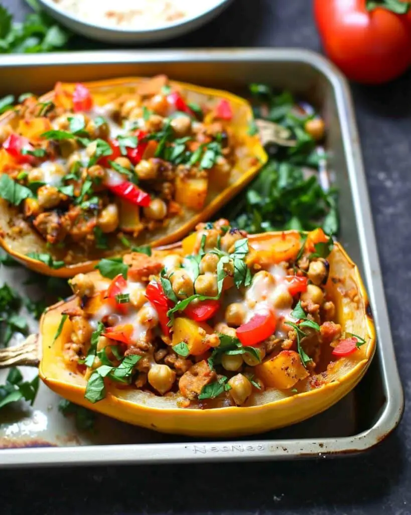 Vegan Stuffed Squash