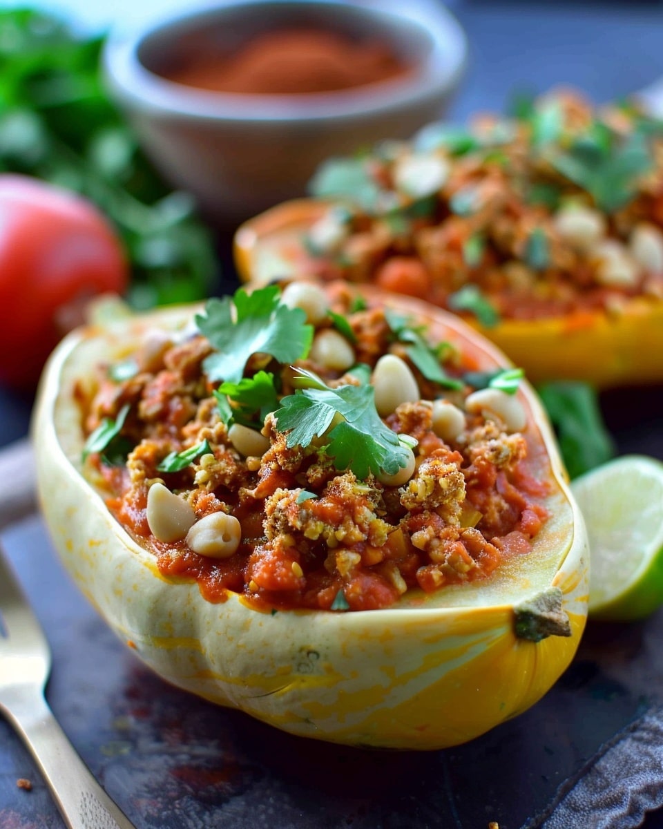 Vegan Stuffed Squash