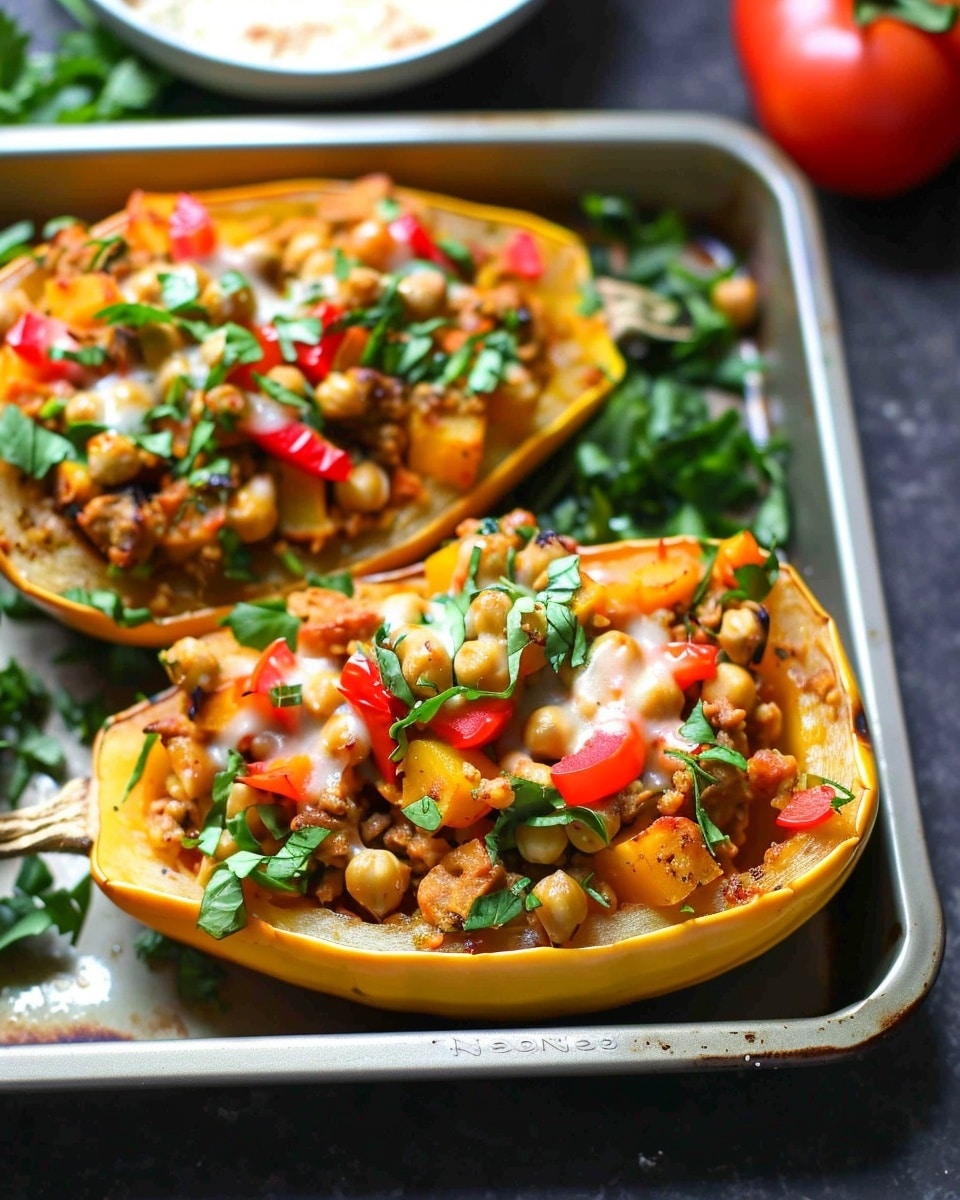 Vegan Stuffed Squash