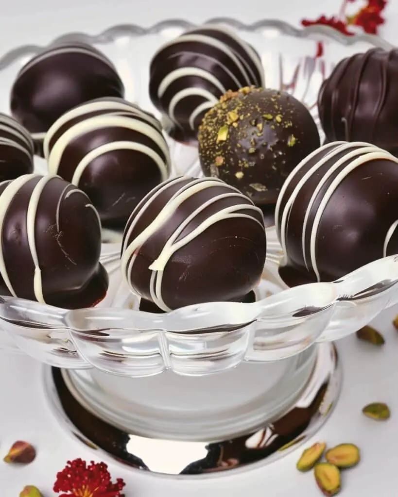 Pistachio Date Chocolate Balls