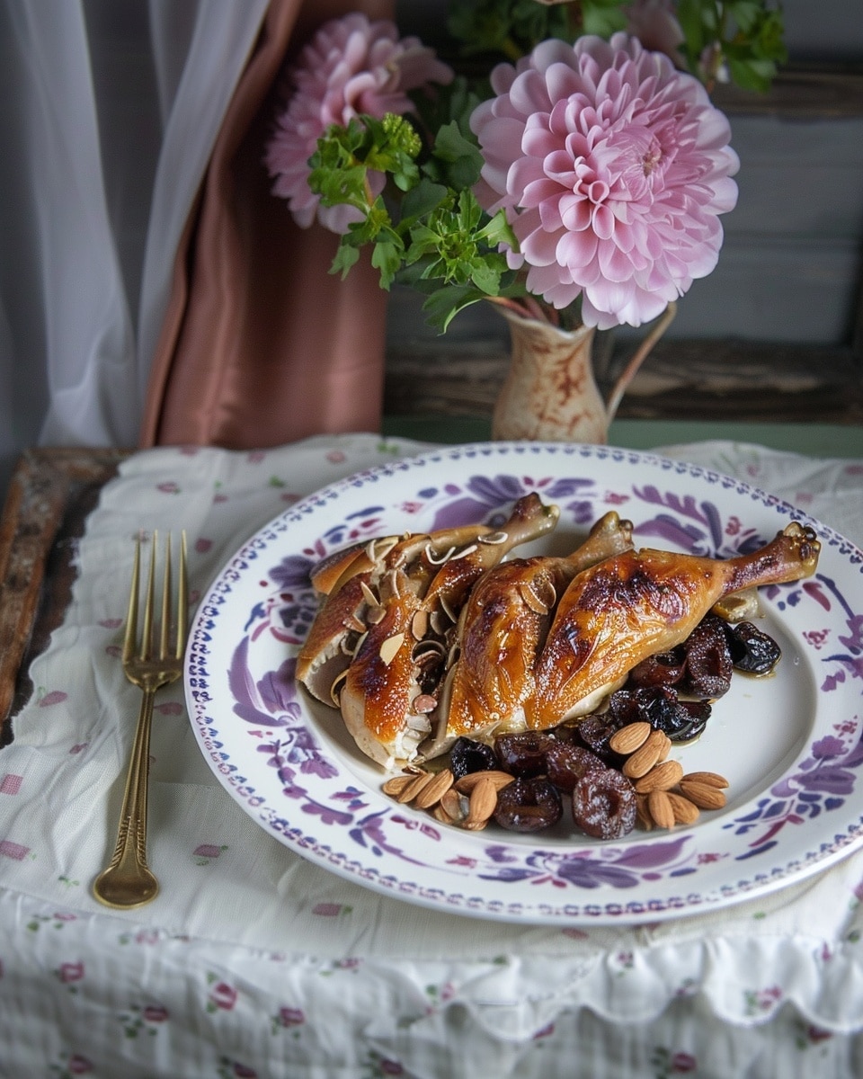 Prune & Almond Roast Chicken