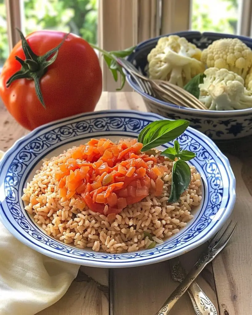 Quick and Easy Southern Style Tomato Rice Pilaf