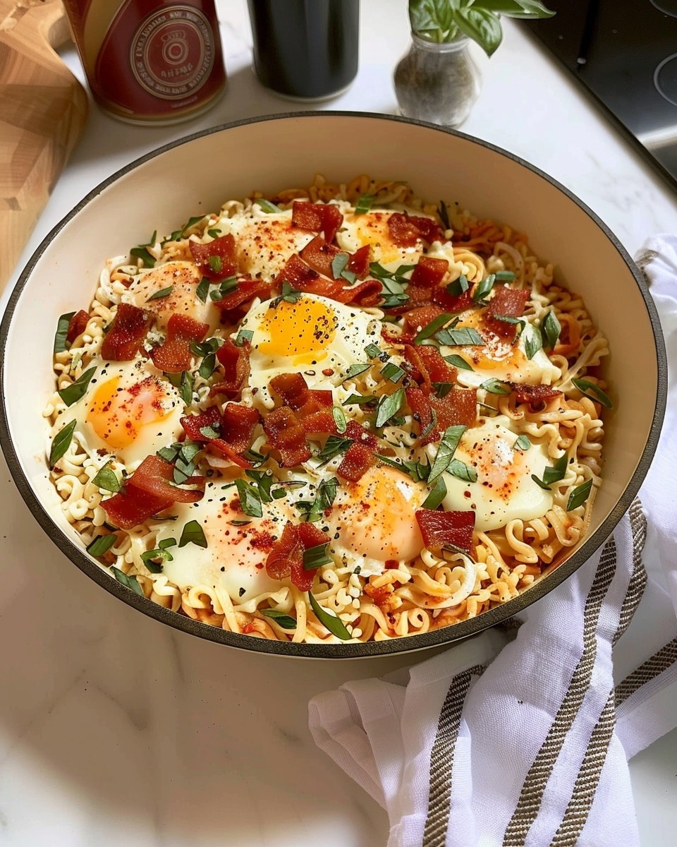 Ultra Creamy Buldak Carbonara Ramen (Ready in 10 Minutes)