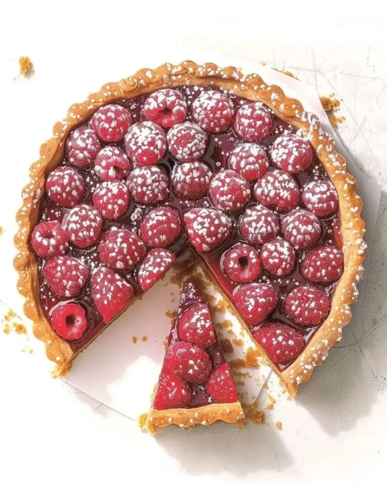 Raspberry Frangipane Tart