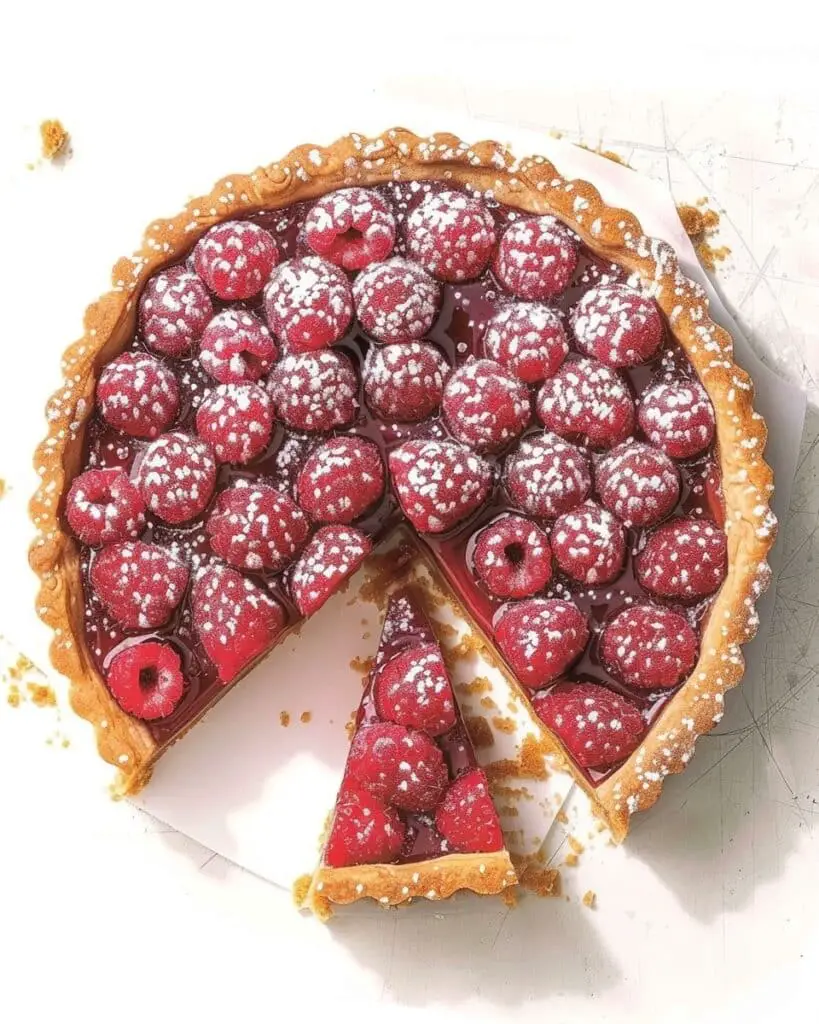 Raspberry Frangipane Tart