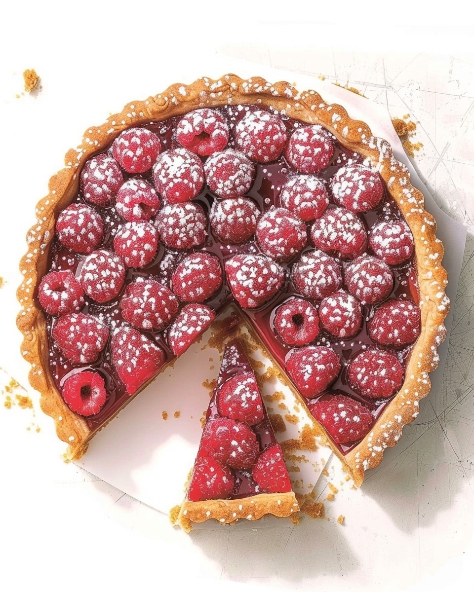 Raspberry Frangipane Tart