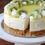 Kiwi Mirror Cheesecake