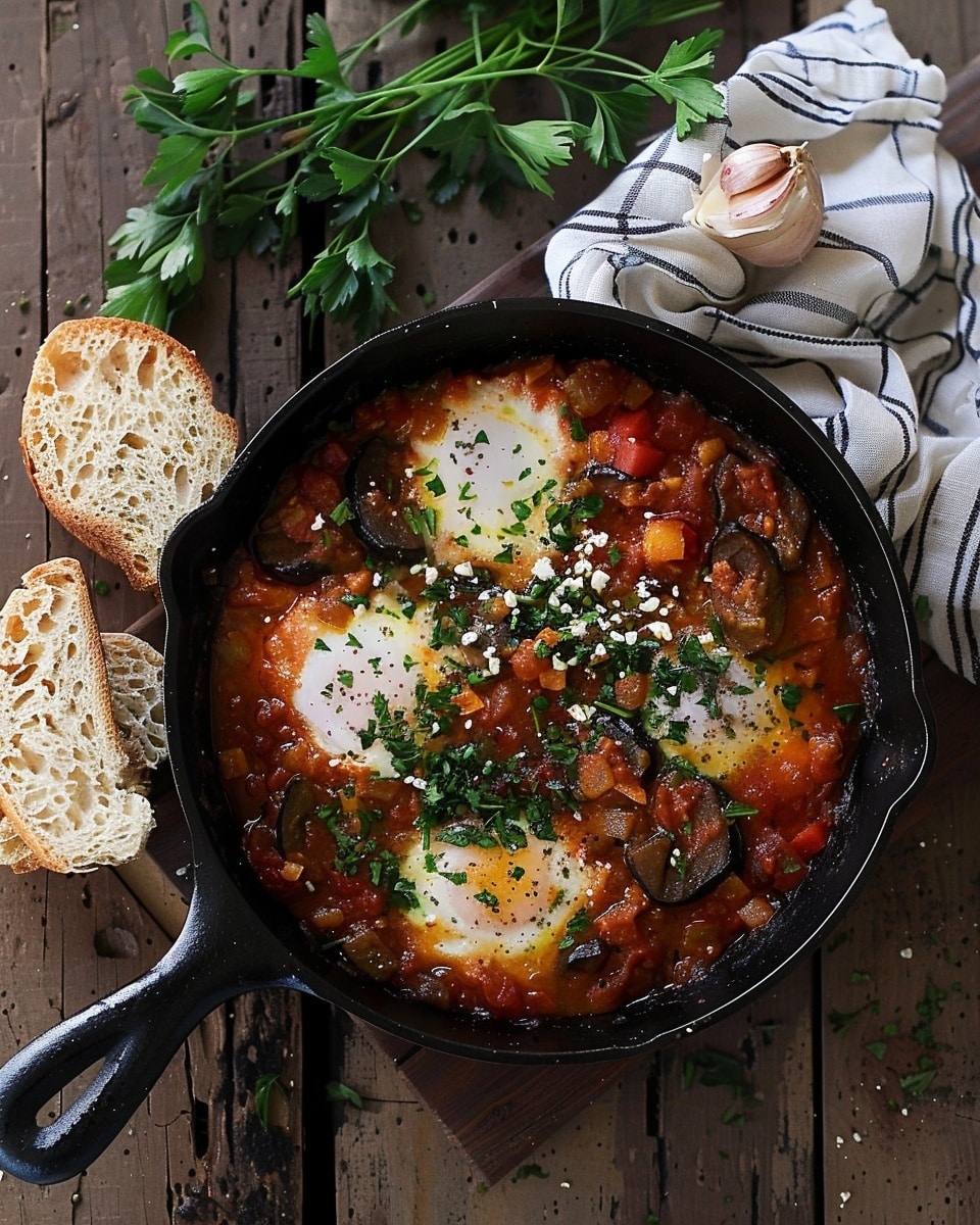 Roasted Eggplant Shakshuka