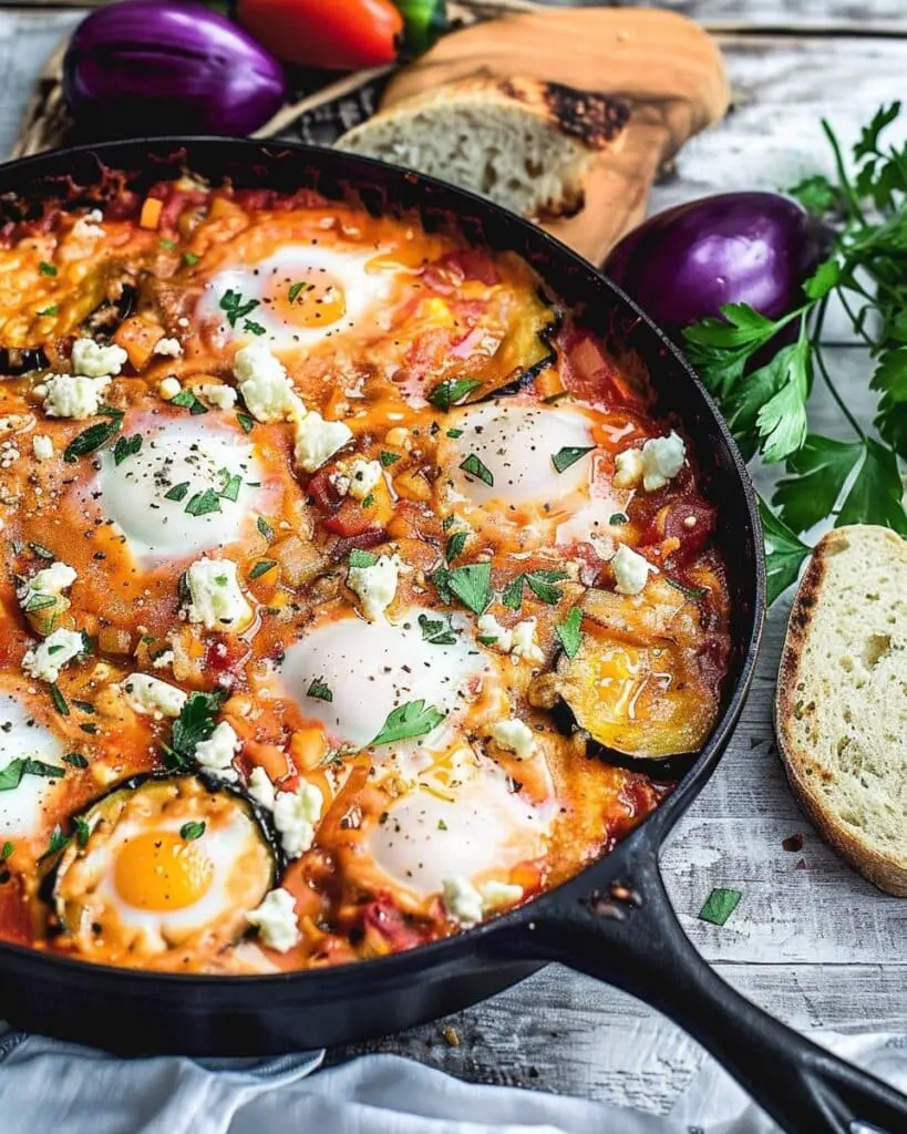 Roasted Eggplant Shakshuka
