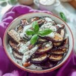 Roasted Eggplant with Yogurt Sauce
