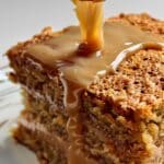 Sorghum Cake with Cinnamon Sauce