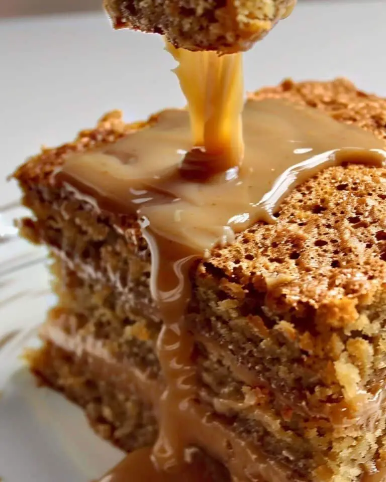 Sorghum Cake with Cinnamon Sauce