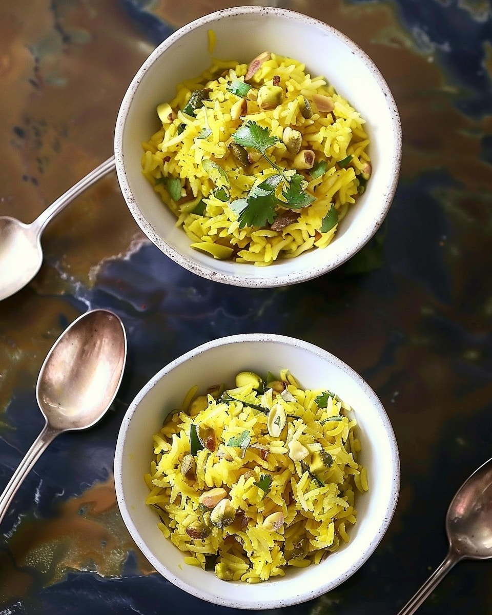 Saffron Herb Pistachio Rice