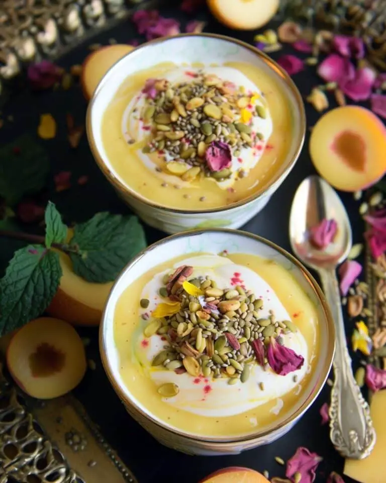 Kesar Mango Chia Phirni Pudding