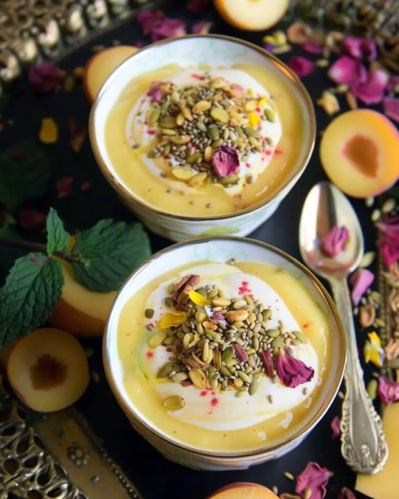 Kesar Mango Chia Phirni Pudding