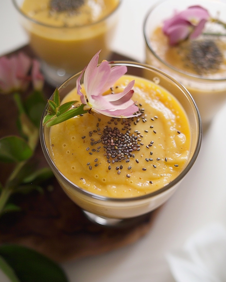 Kesar Mango Chia Phirni Pudding