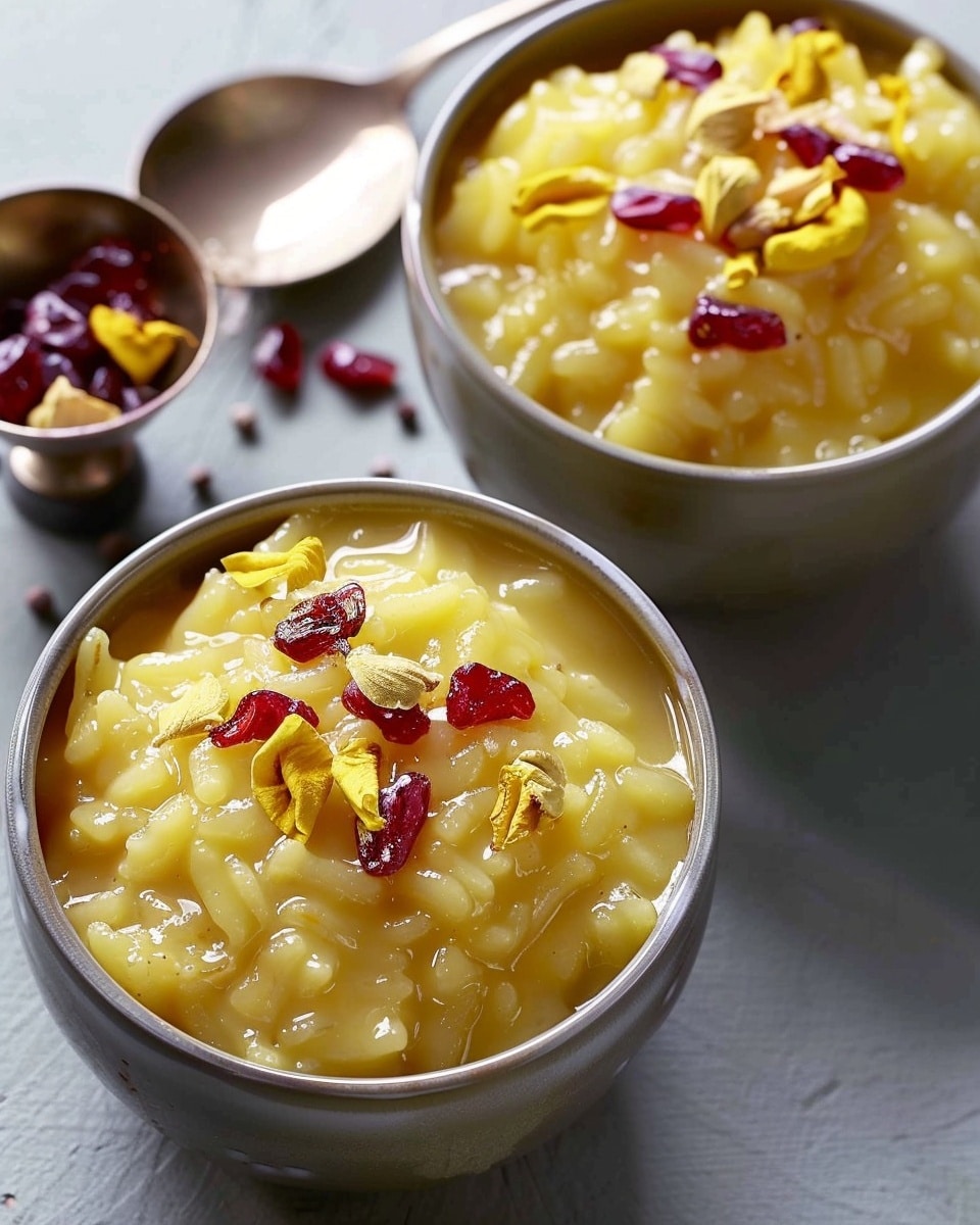 Saffron Rice Pudding