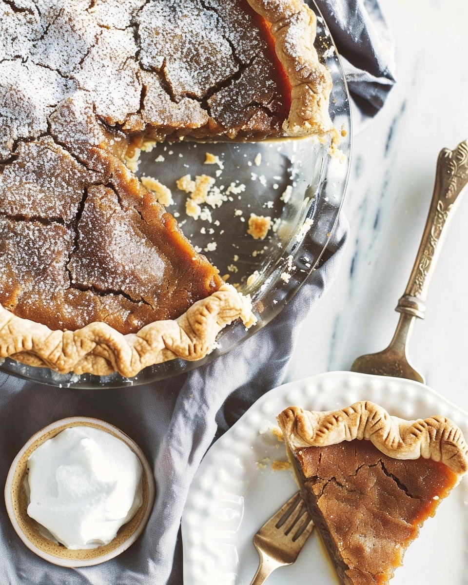 Salted Maple Chess Pie