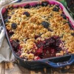 Saskatoon Berry Crisp