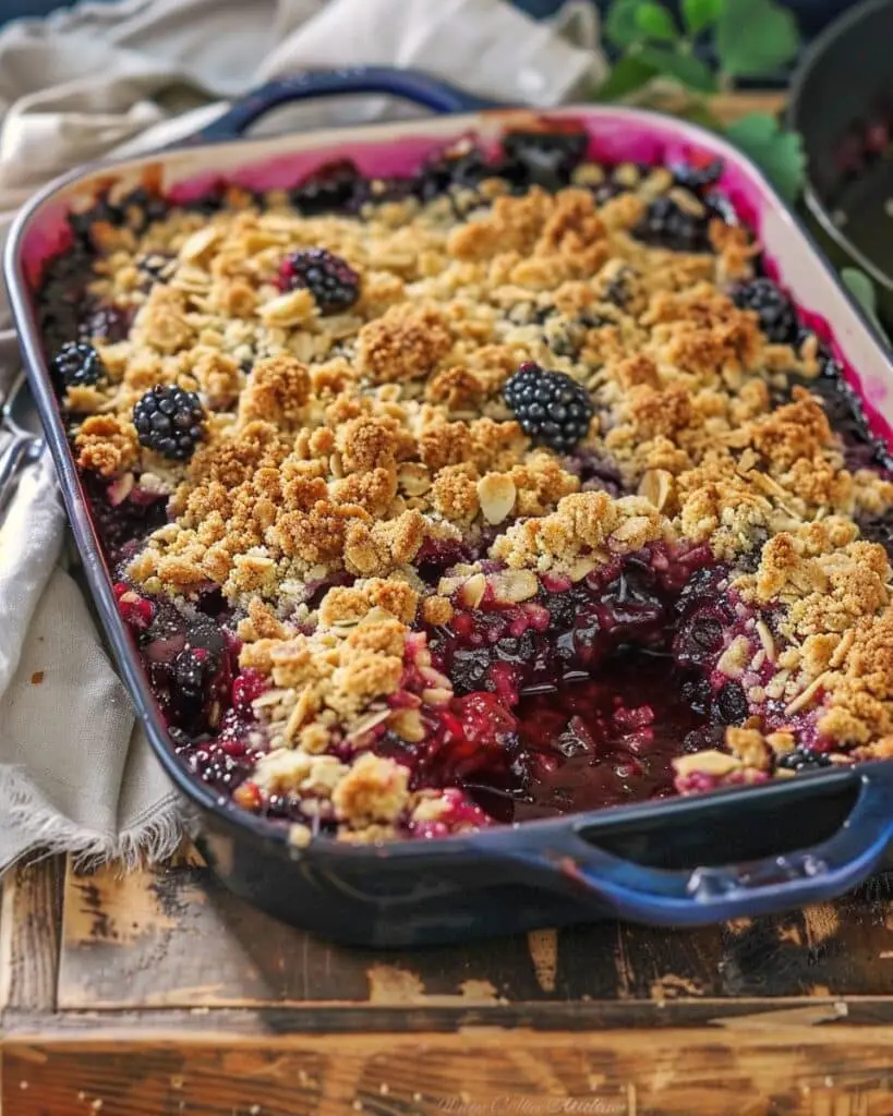 Saskatoon Berry Crisp