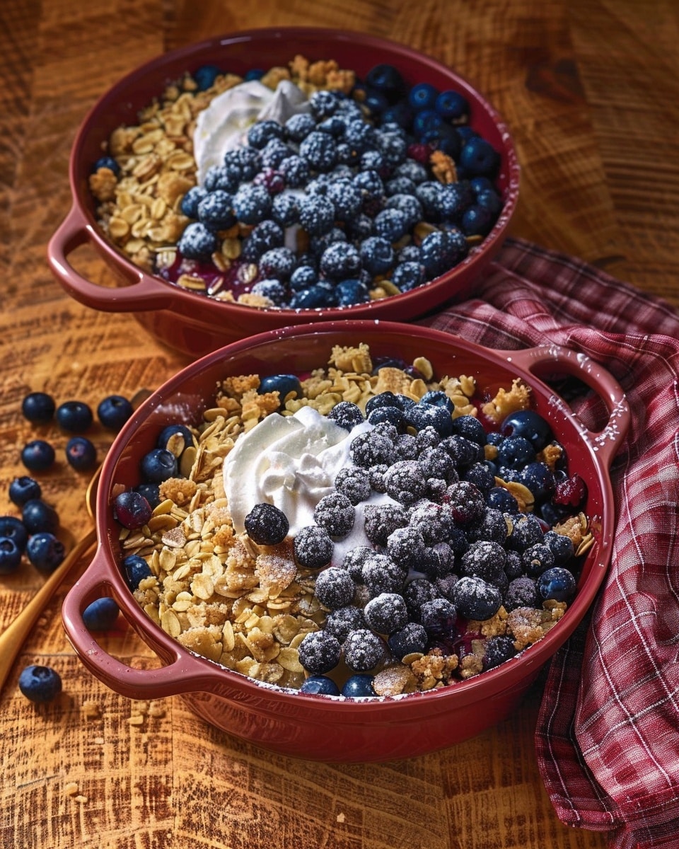 Saskatoon Berry Crisp