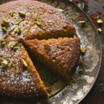 Semolina Honey Cake with Pistachios