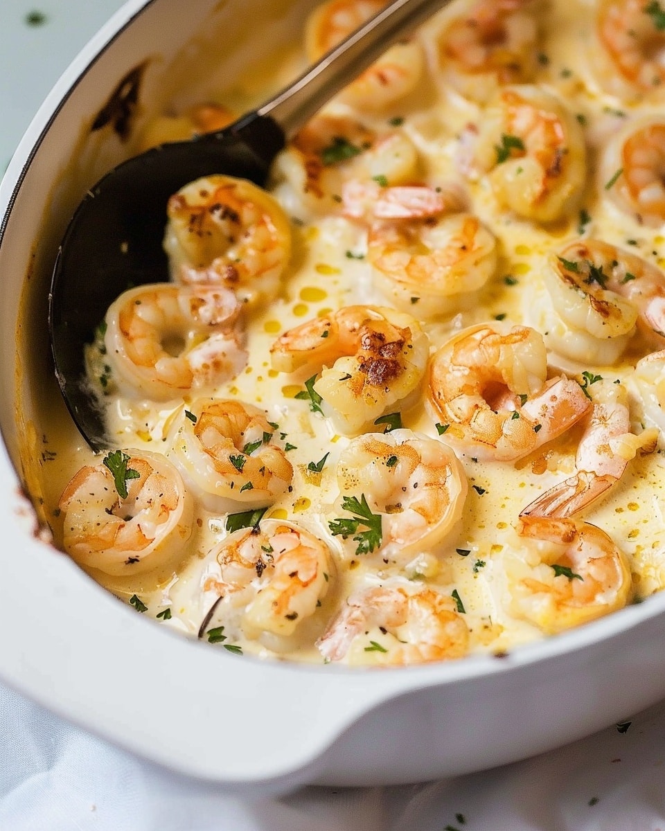 Shrimp with Saffron Butter Sauce