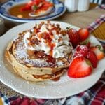 Stuffed Cheesecake Pancakes