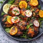 Sumac Chicken Thighs with Yogurt and Herb Salad