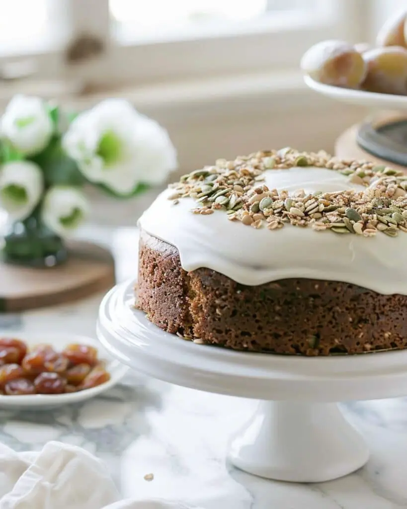 Tahini and Date Cake Recipe