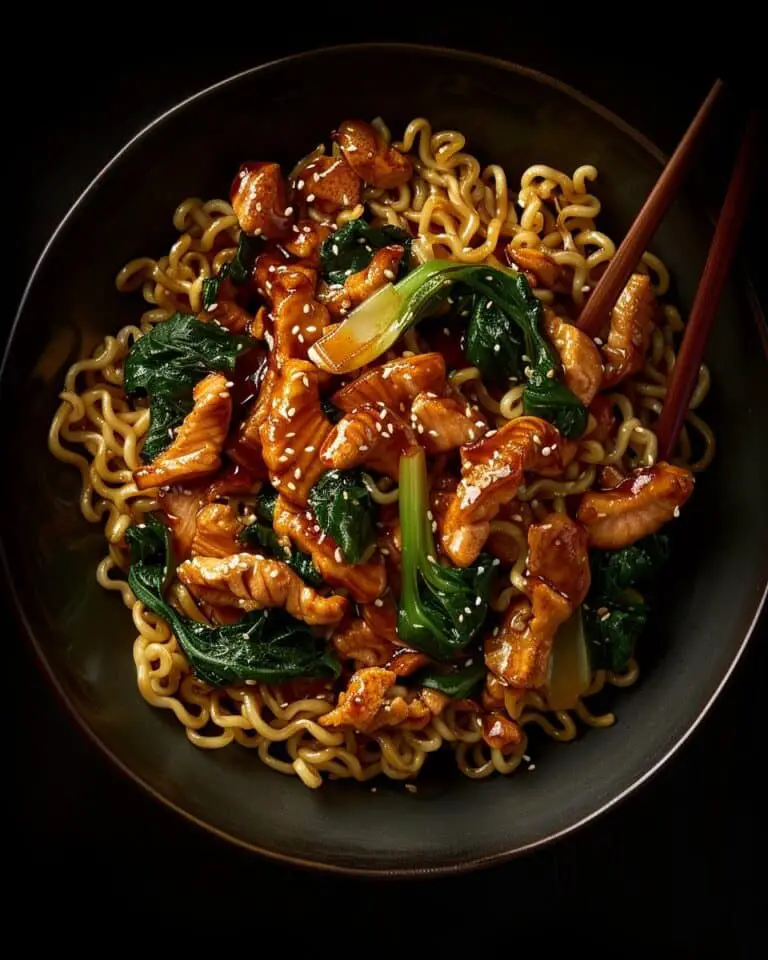 Teriyaki Salmon Noodles