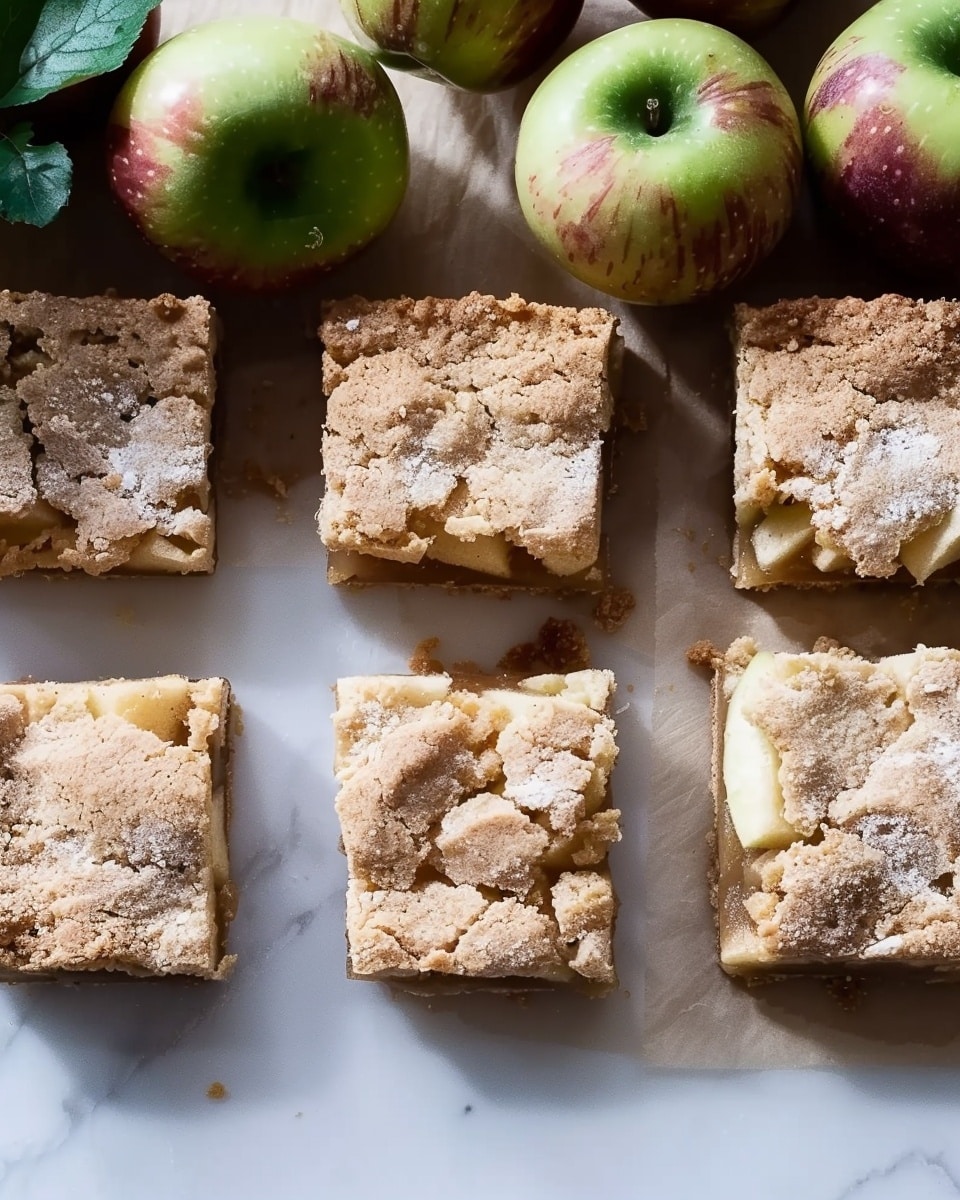 Brown Butter Apple Shortbread Bars