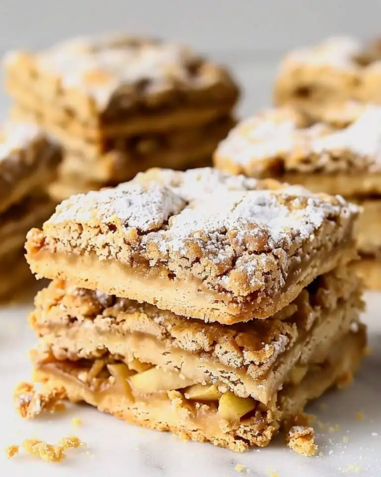 Brown Butter Apple Shortbread Bars