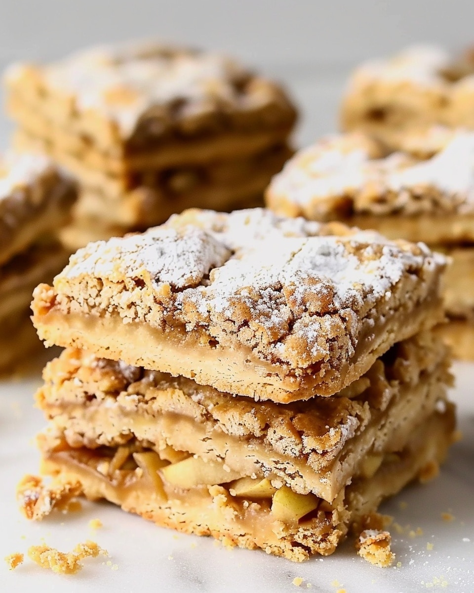 Brown Butter Apple Shortbread Bars