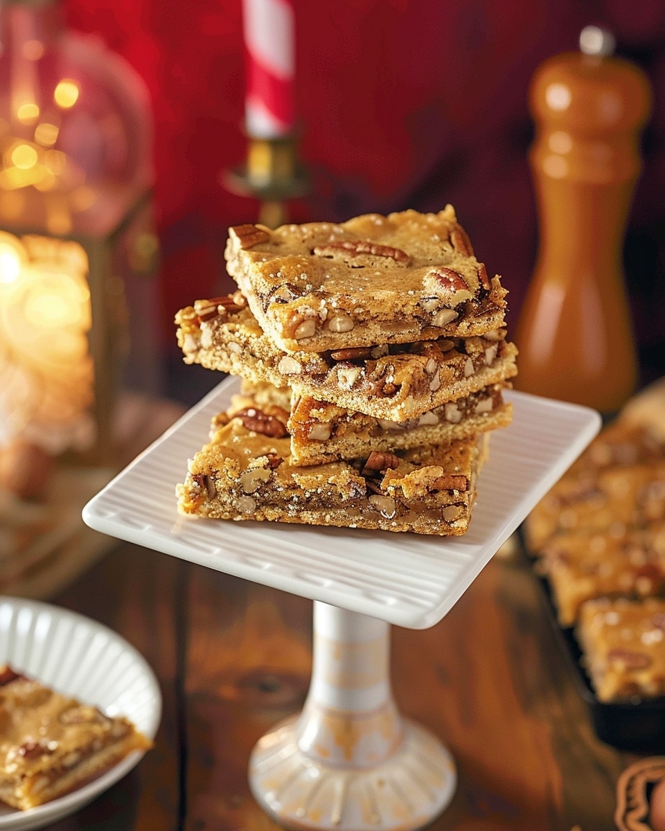 Maple Pecan Blondies