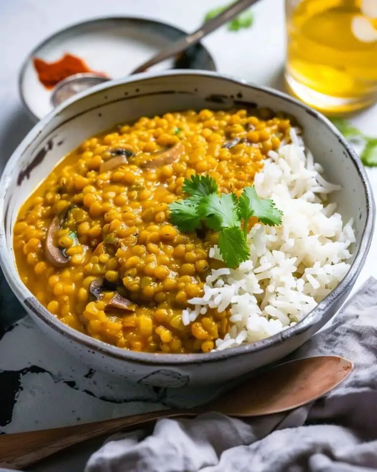 Lentil Mushroom Curry