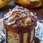 1-Minute Banana Yogurt Oat Mug Cake